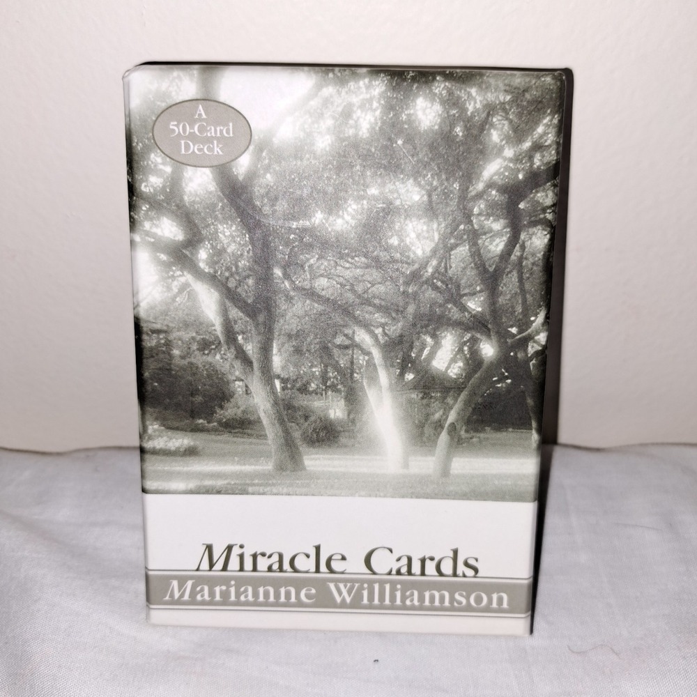 Marianne Williamson Miracle Cards 50 Deck Spiritual‎ Guidance Daily Affirmations